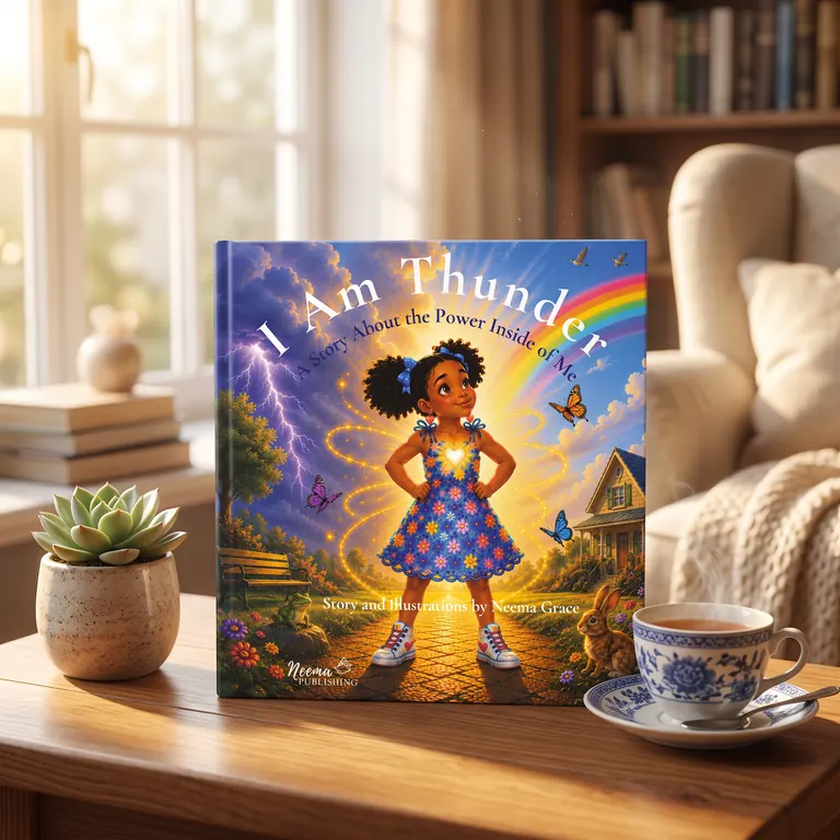 I Am Thunder displayed in a welcoming reading room