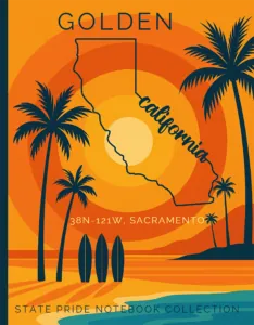 California State Pride Notebook cover