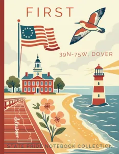 Delaware State Pride Notebook cover