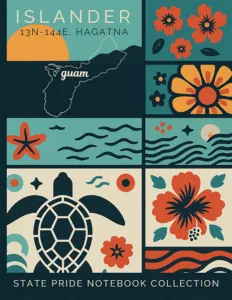 Guam State Pride Notebook cover