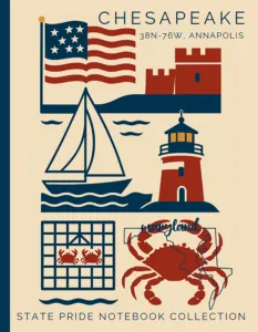 Maryland State Pride Notebook cover