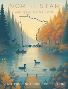 Minnesota State Pride Notebook cover