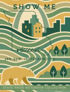 Missouri State Pride Notebook cover
