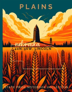 Nebraska State Pride Notebook cover