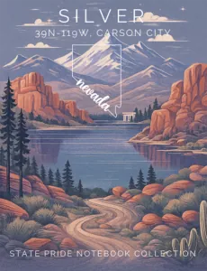 Nevada State Pride Notebook cover