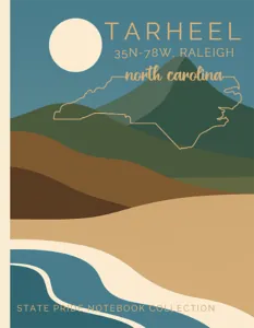 North Carolina State Pride Notebook cover