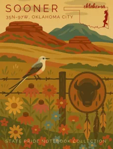 Oklahoma State Pride Notebook cover