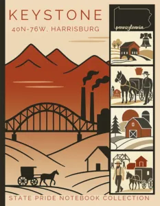Pennsylvania State Pride Notebook cover