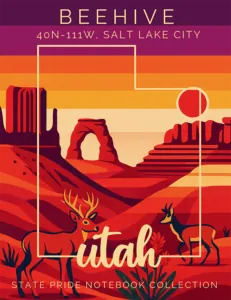 Utah State Pride Notebook cover