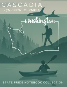 Washington State Pride Notebook cover